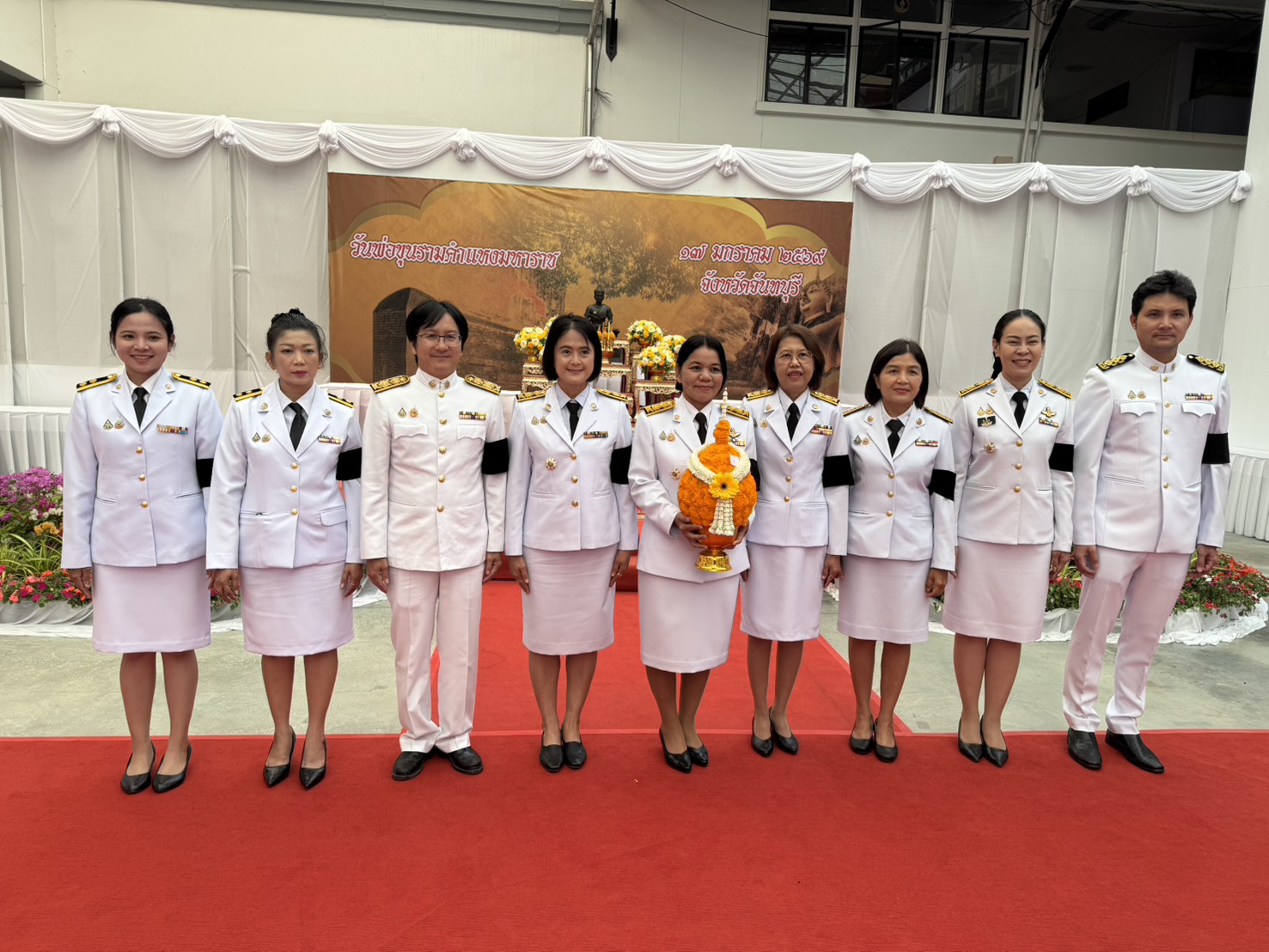 title - ส.ป.ก. จันทบุรี เข้าร่วมงานรัฐพิธี วันพ่อขุนรามคำแหงมหาราช และ วันสมเด็จพระนเรศวรมหาราช (วันยุทธหัตถี)